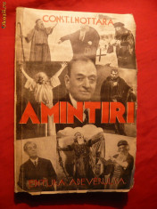 C.I.Nottara - Amintiri - Prima Ed. 1936 foto