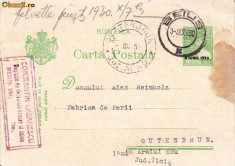 CARTE POSTALA STAMPILA MAG BEIUS CONSTANTIN LAZARESCU PT.ADAM REIMHOLZ ARADUL NOU1930-CPRO132 foto