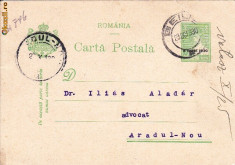 CARTE POSTALA STAMPILA BEIUS PTR DR ALADAR ILIAS ARADUL NOU AN1930 CPRO-152 foto