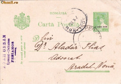 CARTE POSTALA STAMPILA PERIAM DR ADAM URBAN ; PTR DR ALADAR ILIAS ARADUL NOU AN1930 CPRO-159 foto