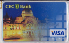 Card bancar CEC BANK 1 foto