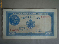 Bancnota 5000 lei 2 mai 1944/2 foto