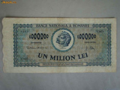 Bancnota 1000000 lei 16 aprilie 1947/2 foto