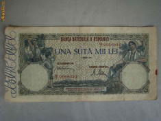 Bancnota 100000 lei 1 aprilie 1946/4 foto
