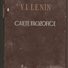 (C435) CAIETELE FILOZOFICE DE V.I. LENIN