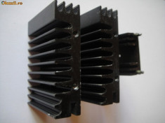radiator aluminiu pentru tranzistoare, stabilizatoare, surse, amplificatoare in capsule TO foto
