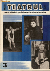 Revista Teatrul nr.3, 1989 foto