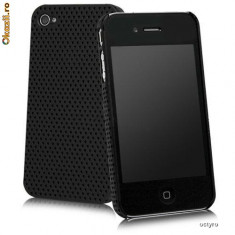 iPHONE 4S - CARCASA ALL BLACK - MESH STYLE - iPHONE 4 foto