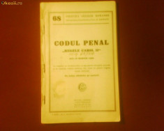 Codul Penal Regele Carol II din 18 martie 1936 foto