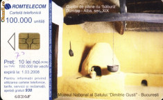 Cartela telefonica Muzeul National al Satului Dimitriie Gusti 7 (Rom 340),2006 foto
