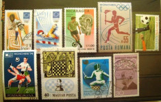 511 - Tematica sport: Romania, Nicaragua, Olanda, Germania, Ungaria foto