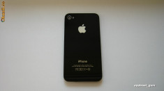 Carcasa Capac Spate Apple iPhone 4 Black Original foto