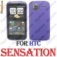 Husa silicon TPU Toc HTC Sensation 4G!CALITATE!REZISTENTA!BLUE! foto