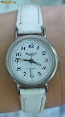 Ceas dama GRUEN Precision, original, quartz, bratara trebuie inlocuita - MODEL VINTAGE foto
