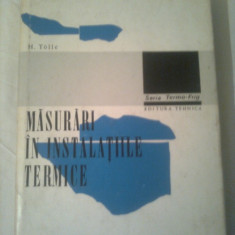MASURI IN INSTALATIILE TERMICE ~ H. TOLLE
