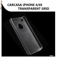 CARCASA iPHONE 4S - iPHONE 4 - TRANSPARENT GRID - MODEL 2012 foto