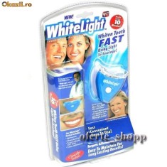 Albirea dintilor, White Light, sistem de albit dintii, albire dinti foto