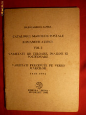 CATALOG TIMBRE ROM ATIPICE VOL 3 1858-1992 SAPIRA foto