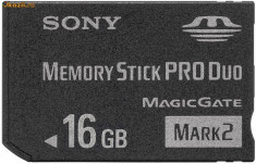 Card memorie Sony Memory Stick Pro Duo 16GB - PRET SOC !!! oferta limitata foto