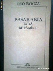 Basarabia -Tara de pamant - GEO BOGZA (1991) foto