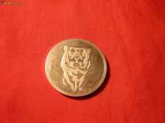 Medalie 100 Ani Gradina Zoo -Sofia -tigrul foto