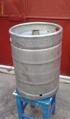 OCAZIE !!! - butoi bere inox 50 litri impecabil nu cazan tuica foto