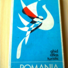 Romania Ghid atlas turistic editura stadion 1971 RSR harti turism calatorie