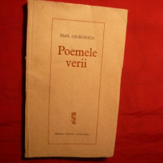 Emil Giurgiuca - Poemele Verii - Prima Ed. 1964