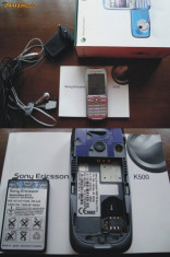 Telefon GSM Sony Ericsson K500i argintiu foto