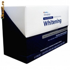 Albirea Dintilor cu Crest Whitestrips Supreme Professional - CUTIE 84 BENZI foto