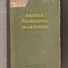 (C601) BAZELE FILOZOFIEI MARXISTE, ACADEMIA DE STIINTE A URSS, 1959