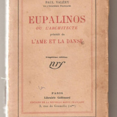 (C626) EUPALINOS OU L'ARCHITECTE, L'AME ET LA DANSE DE PAUL VALERY, PARIS, 1924