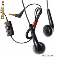 CASTI LG L3 2 E430 L3 E400 LG E900 Optimus ORIGINALE LG HANDSFREE NOI CULOARE NEAGRA CU MUFA JACK 3.5MM NORMAL foto