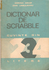 Dictionar de Scrabble*cuvinte din litere foto