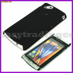 husa protectie neagra airmesh Sony Ericsson SE Xperia Arc X12 mesh foto