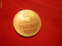 5 Bani 1952 ,bronz , cal.apr.NC foto