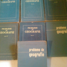 PROBLEME DE GEOGRAFIE ( 7 volume) ~ EDITIE COMPLETA