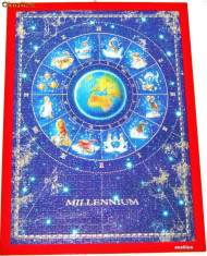 AuX: Impozant PUZZLE Tablou Horoscop MILLENIUM Modern Aproape NOU foto