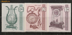 Austria 1970 - CEASURI DE EPOCA, PENDULE serie MNH B265 foto