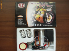 ALARMA MOTO PLC-5 CU PORNIRE/OPRIRE MOTOR DIN TELECOMANDA foto