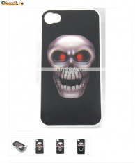 husa 3d Iphone 4 expediere gratuita Red Eyes Skull Motional Mouth foto