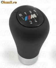 Maneta schimbator de viteze model M pentru cutie manuala / nuca orig BMW e30 e36 e46 e39 e60 e90 foto