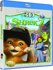 Shrek 2, 3D, blu ray, 3 disc edition foto