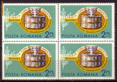 Romania L809.4x Finala Cupei Davis 1972 bloc 4 foto