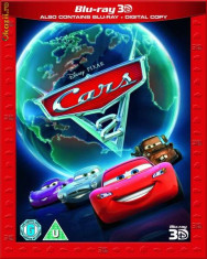 Cars 2,3D blu ray, 4 disc edition foto