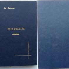 Dr. Popescu , Psihanaliza , premiata de Academia Romana , Sibiu ,1936 , autograf