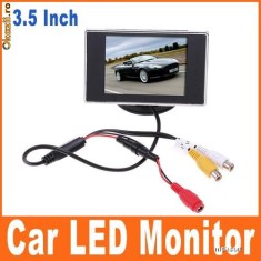 Monitor 3.5 inch Display LCD pentru Sistem Supraveghere sau Parcare Auto foto