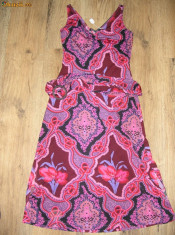 Rochie colorata Betsey Johnson originala noua Sz M imprimeu superb foto