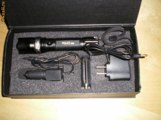 LANTERNA PROFESIONALA POLICE 80W CREE LED CU ACUMULATOR foto