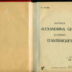 Domnita Alexandrina Ghica si contele D'Antraigues- C.Gane